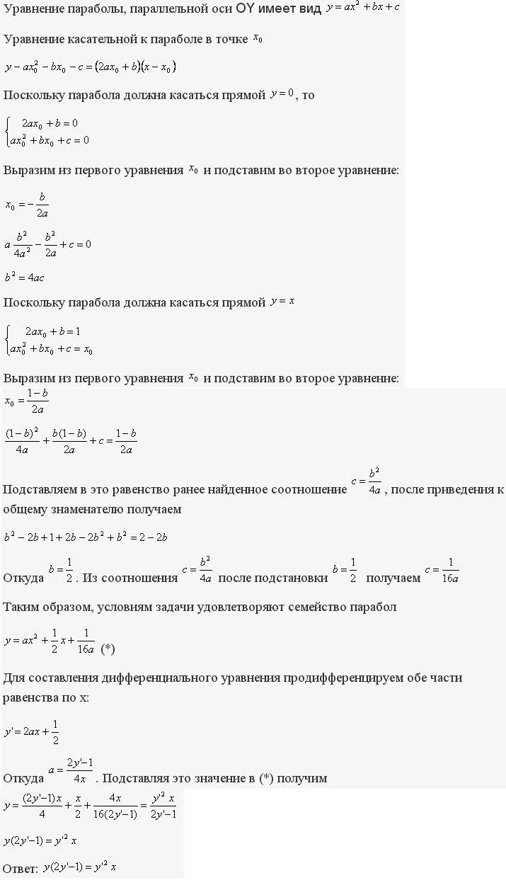 Решение дифференциальных уравнений - изоклины